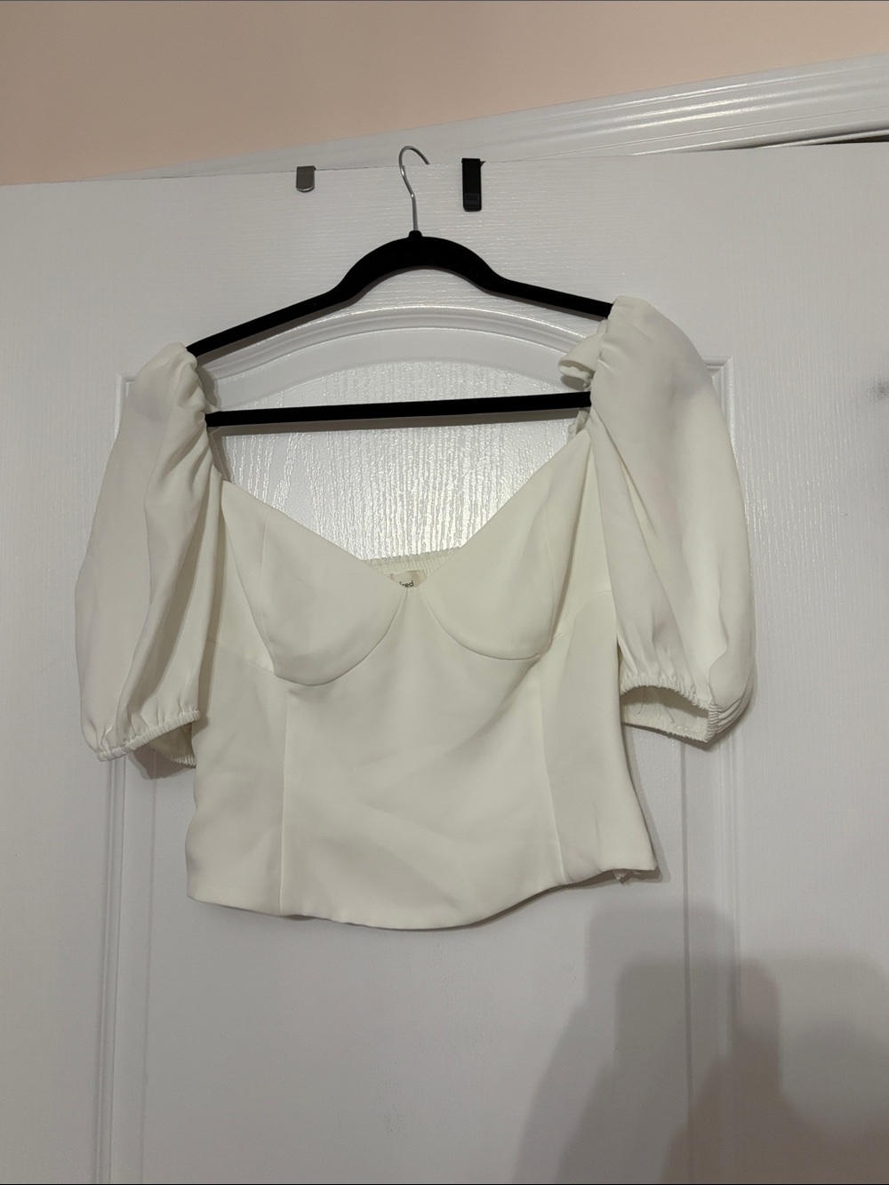 wilfred white puff sleeve blouse top